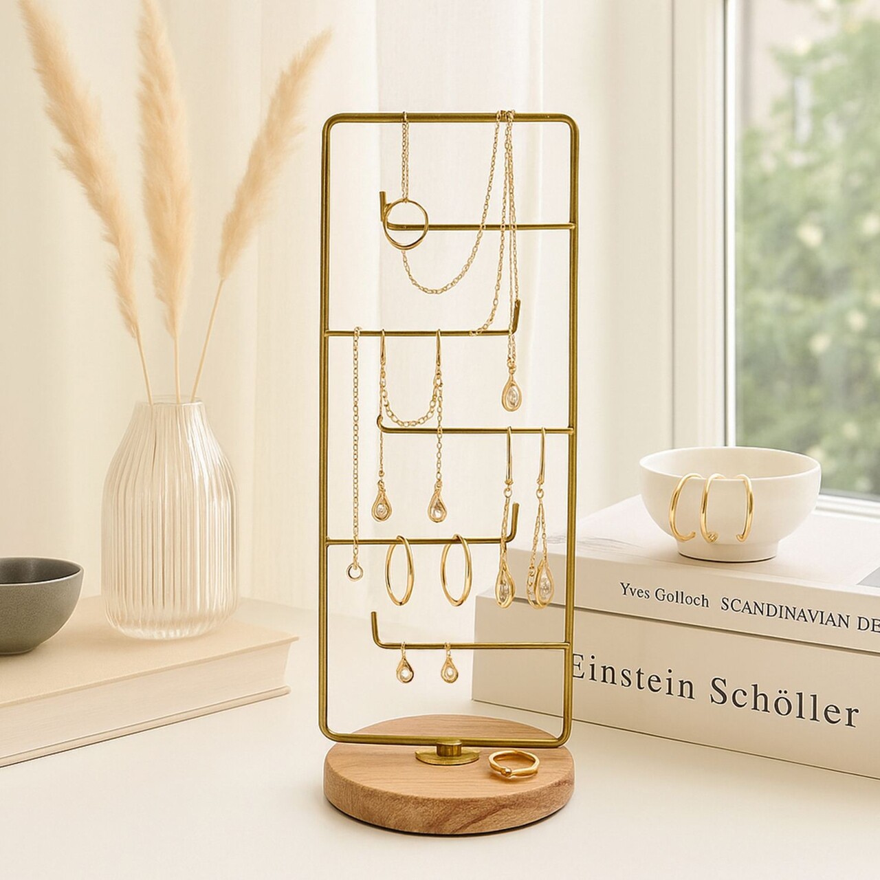 Suport pentru bijuterii, 242132, Maro antichizat - imagine 4